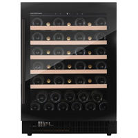 WEINKÜHLSCHRANK DAUF-46.138B  - Schwarz, Basics, Glas/Holz (59,5/82/57,1cm)