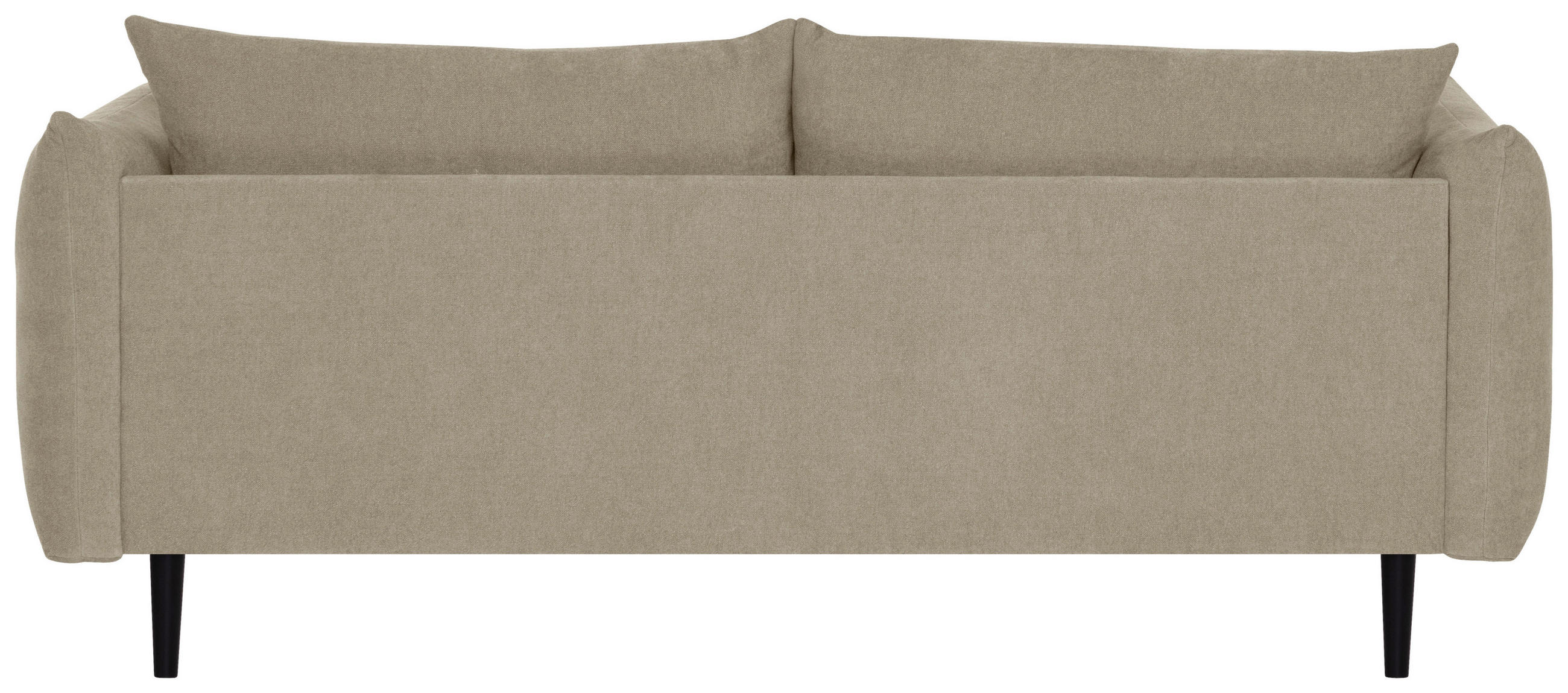 3-SITS SOFFA i flatväv beige  - beige/svart, Klassisk, trä/textil (212/86/102cm) - Best Price
