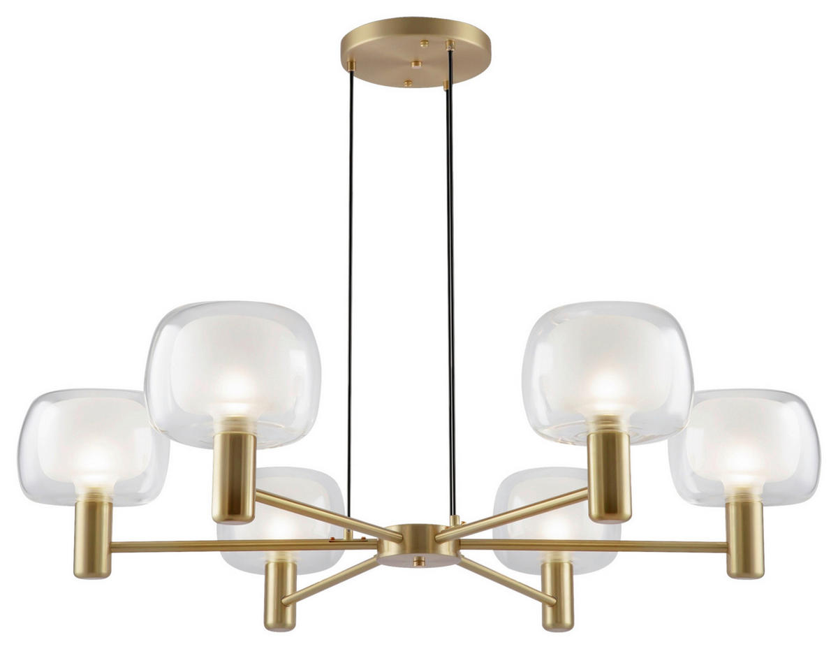 LESTENEC   96/21/96 cm          60 W E14 - zlate barve, Basics, kovina/steklo (96/21/96cm) - MAYTONI