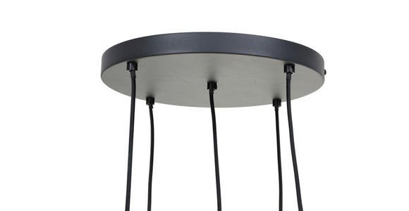 HÄNGELEUCHTE 46/40/120 cm - Goldfarben/Bernsteinfarben, Trend, Glas/Metall (46/40/120cm) - Novel