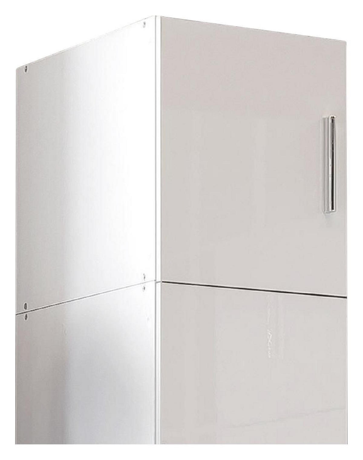 AUFSATZSCHRANK 30/40/54 cm  in  - Chromfarben/Weiß, KONVENTIONELL, Holzwerkstoff/Kunststoff (30/40/54cm) - Xora