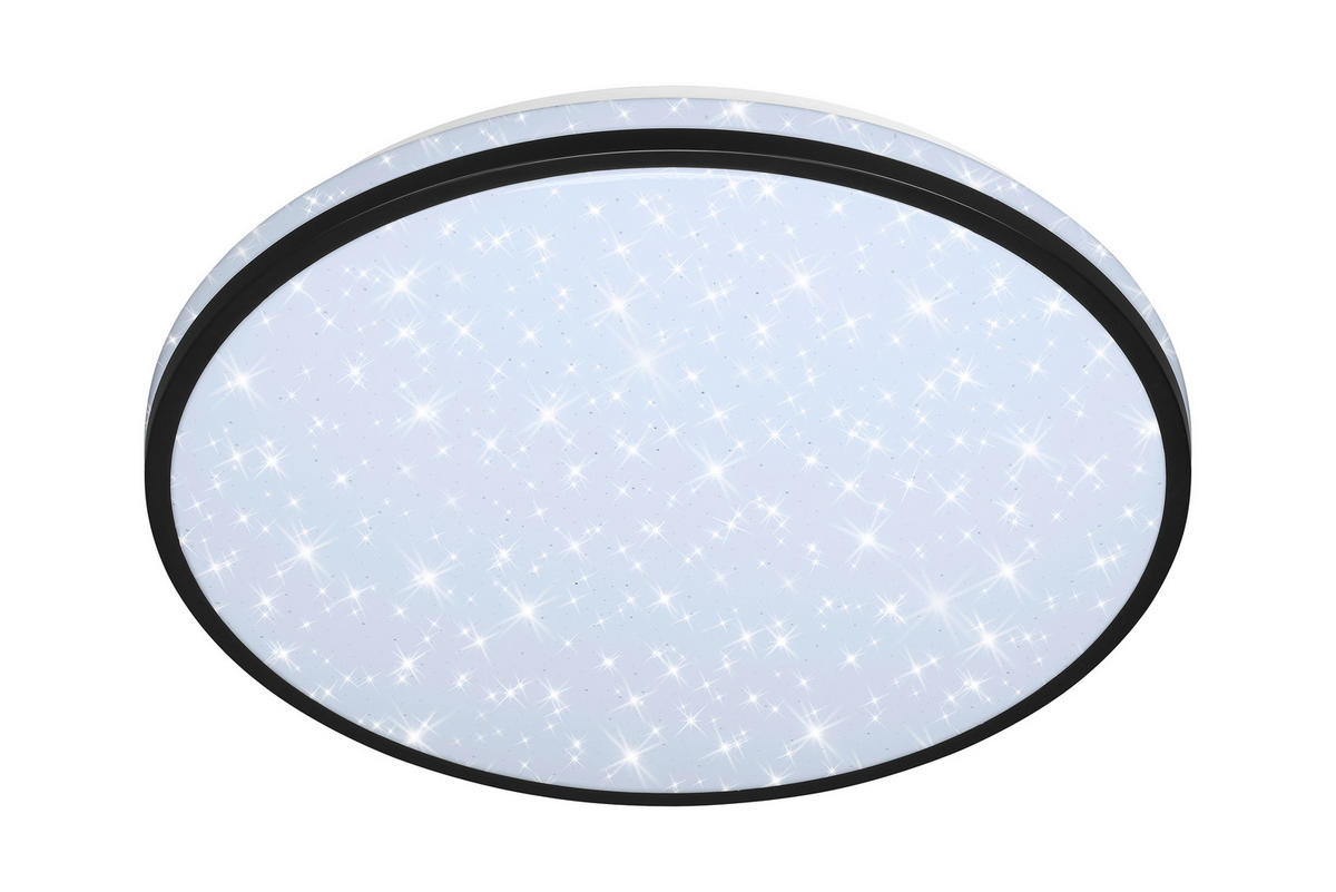 LED SVJETILJKA STROPNA Skizo  - crna, Basics, plastika (38/7cm)