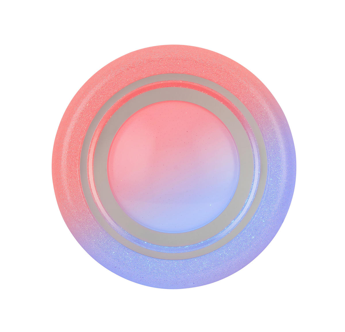 LED-DECKENLEUCHTE 38/7 cm    - Chromfarben/Weiß, Trend, Kunststoff/Metall (38/7cm) - Novel