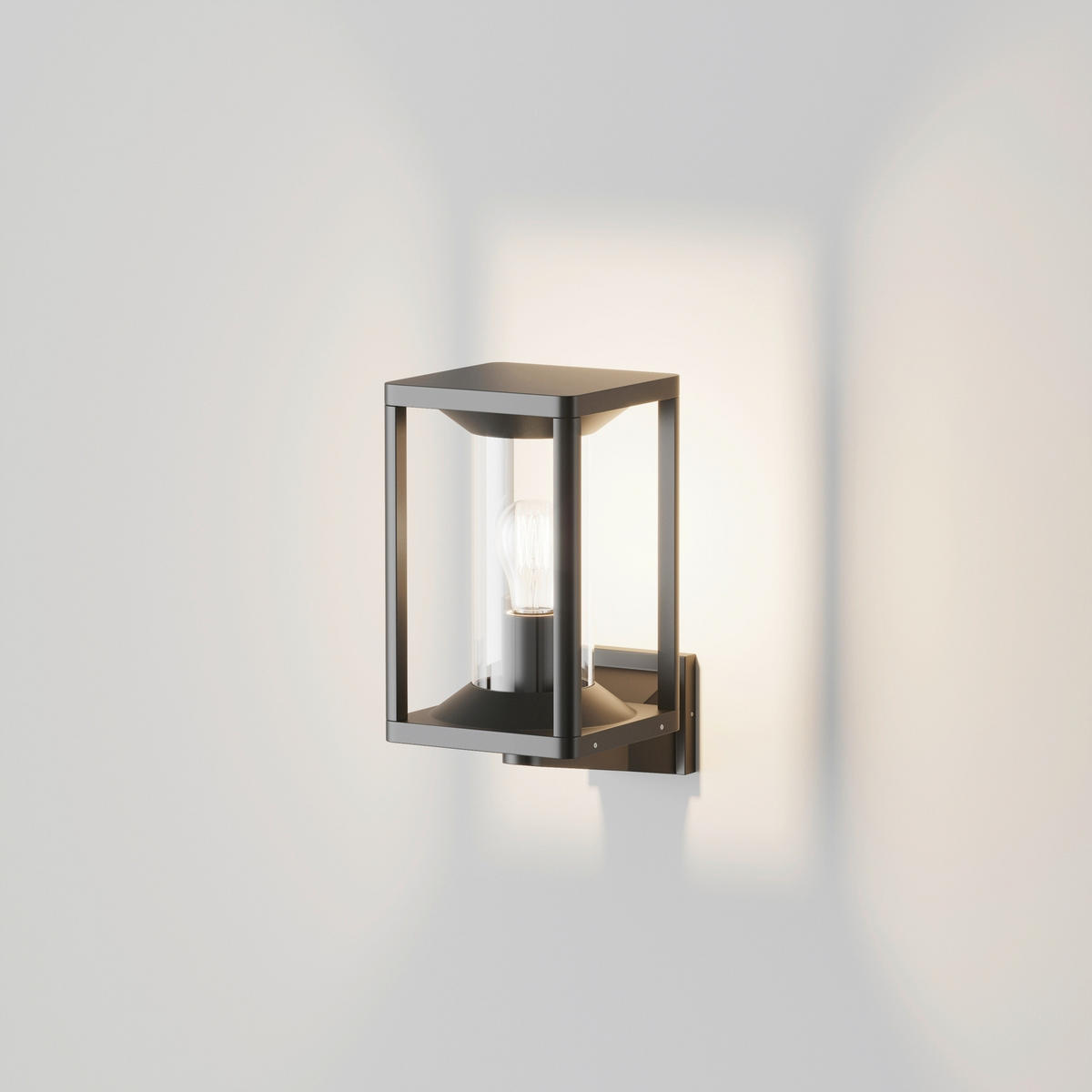 WANDLEUCHTE Cell 14.5/27.6/21.5 cm  - Graphitfarben, Design, Metall (14.5/27.6/21.5cm) - MAYTONI