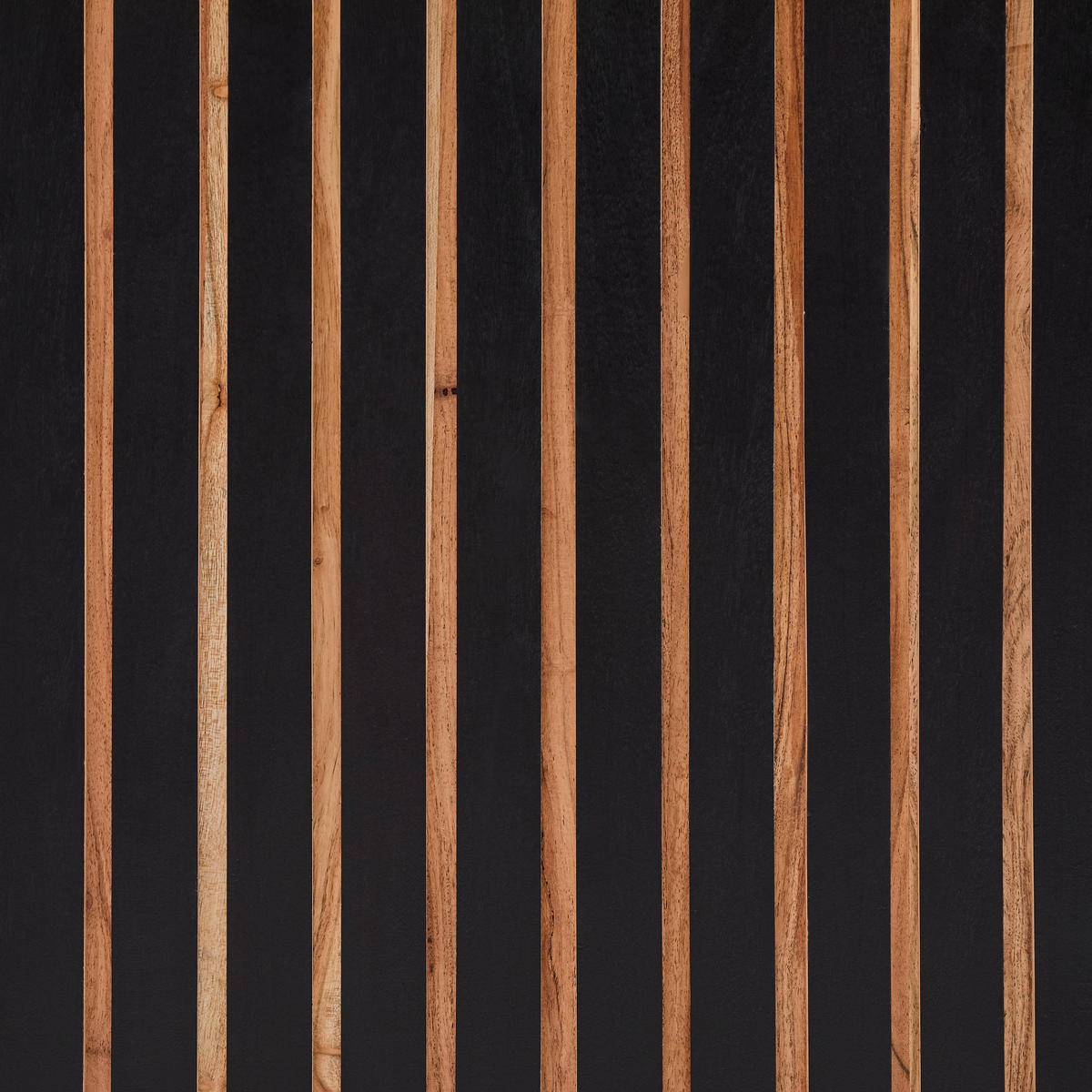 LOWBOARD  in 160/50/40 cm  - Schwarz/Naturfarben, KONVENTIONELL, Holz/Metall (160/50/40cm) - Livetastic