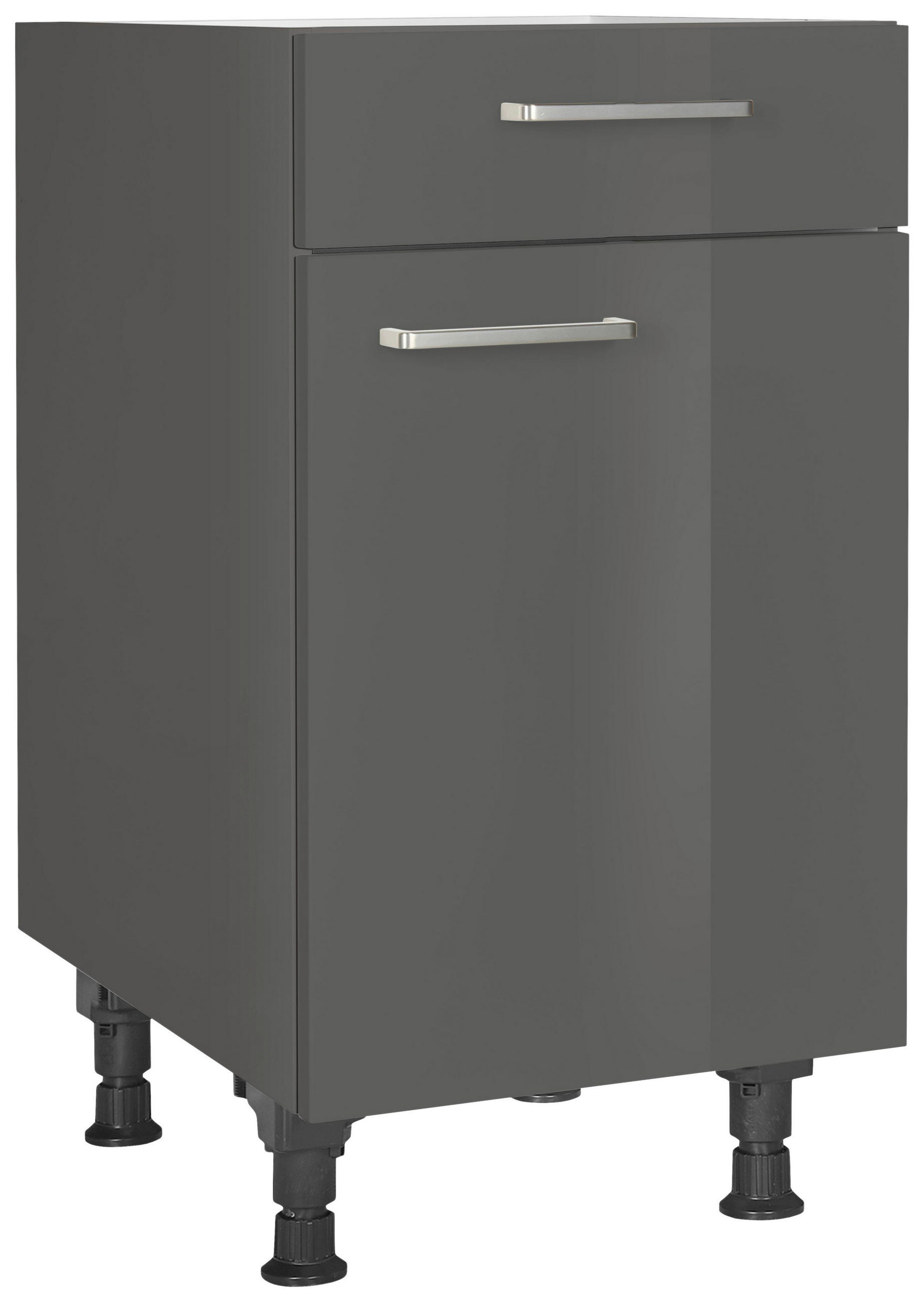 Nobilia Schubkastenunterschrank Flash Schiefer 45x87x56 cm