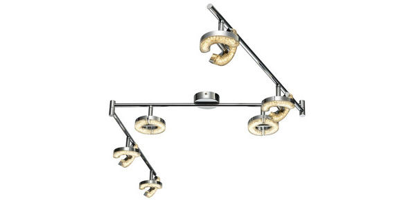 LED-STRAHLER - Weiß, Design, Kunststoff/Metall (11/180cm) - Novel