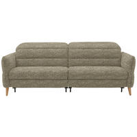 2-SITZER-SOFA  in Webstoff Grün  - Eiche Bianco/Grün, Design, Holz/Textil (234-262/85-106/98-112cm) - Dieter Knoll