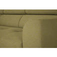 ECKSOFA in Struktur Gelb 205/280 cm - Gelb/Schwarz, Design, Textil/Metall (205/280cm) - Xora