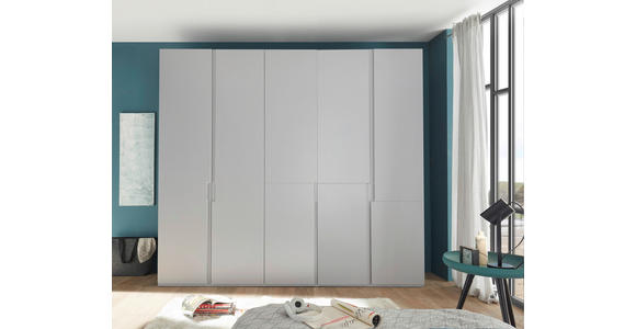 DREHTÜRENSCHRANK 250/225/58 cm 5-türig Weiß - Weiß, KONVENTIONELL, Holzwerkstoff (250/225/58cm) - Novel