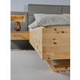 BETT 180/200 cm  in Zirbelkieferfarben, Greige  - Greige/Zirbelkieferfarben, Natur, Holz/Textil (180/200cm) - Valnatura