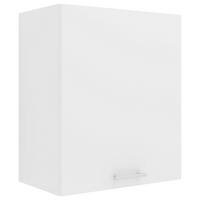 KÜCHENOBERSCHRANK 50/60/31 cm  in Weiß  - Alufarben/Weiß, KONVENTIONELL, Holzwerkstoff/Metall (50/60/31cm) - MID.YOU