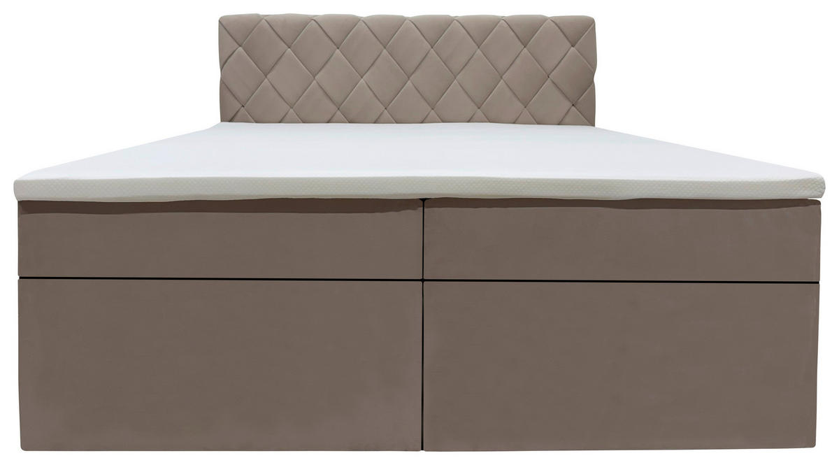 BOXBETT 140/200 cm  in Beige  - Beige, MODERN, Textil (140/200cm) - Livetastic