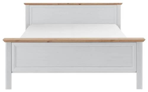 PAT 180/200 cm alb, stejar Artisan - alb/stejar Artisan, Lifestyle, plastic/material pe bază de lemn (180/200cm) - Landscape