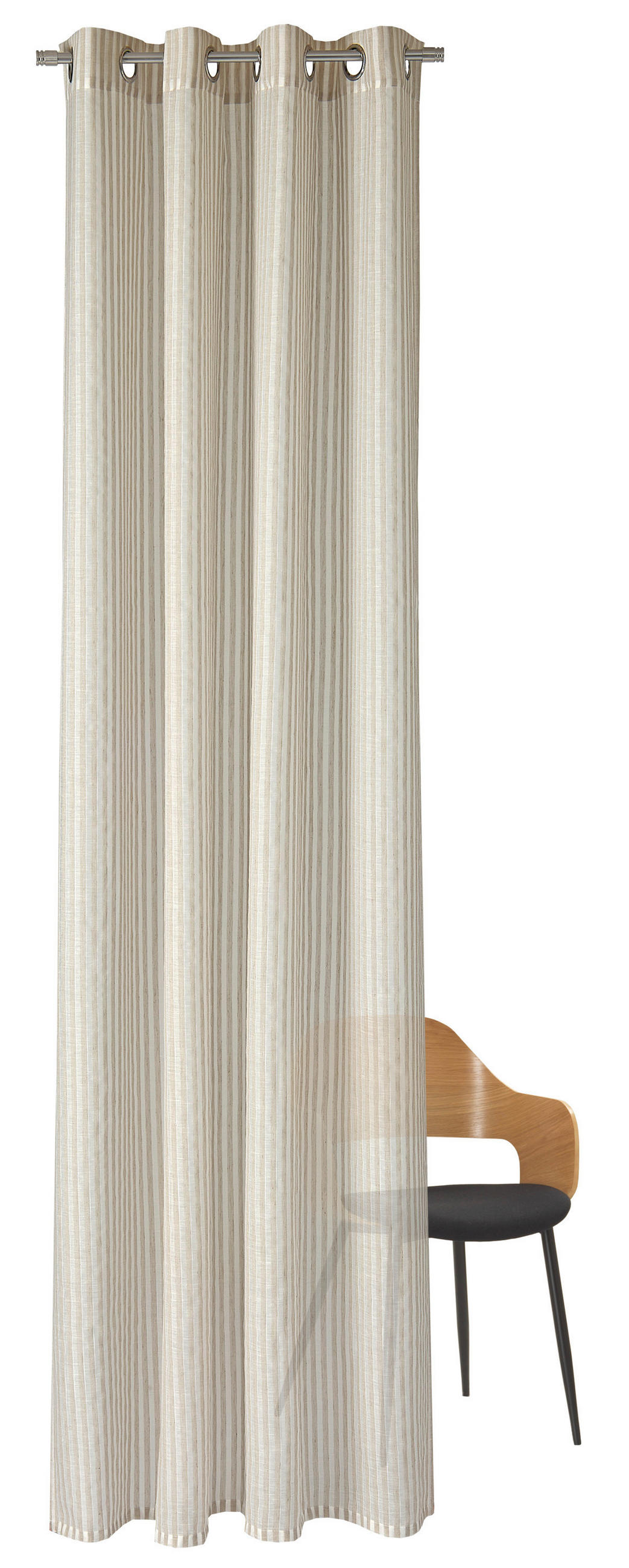 ESPRIT ZAVJESA E-SULVA bež 140/250 cm   - bež, Basics, tekstil (140/250cm) - Esprit