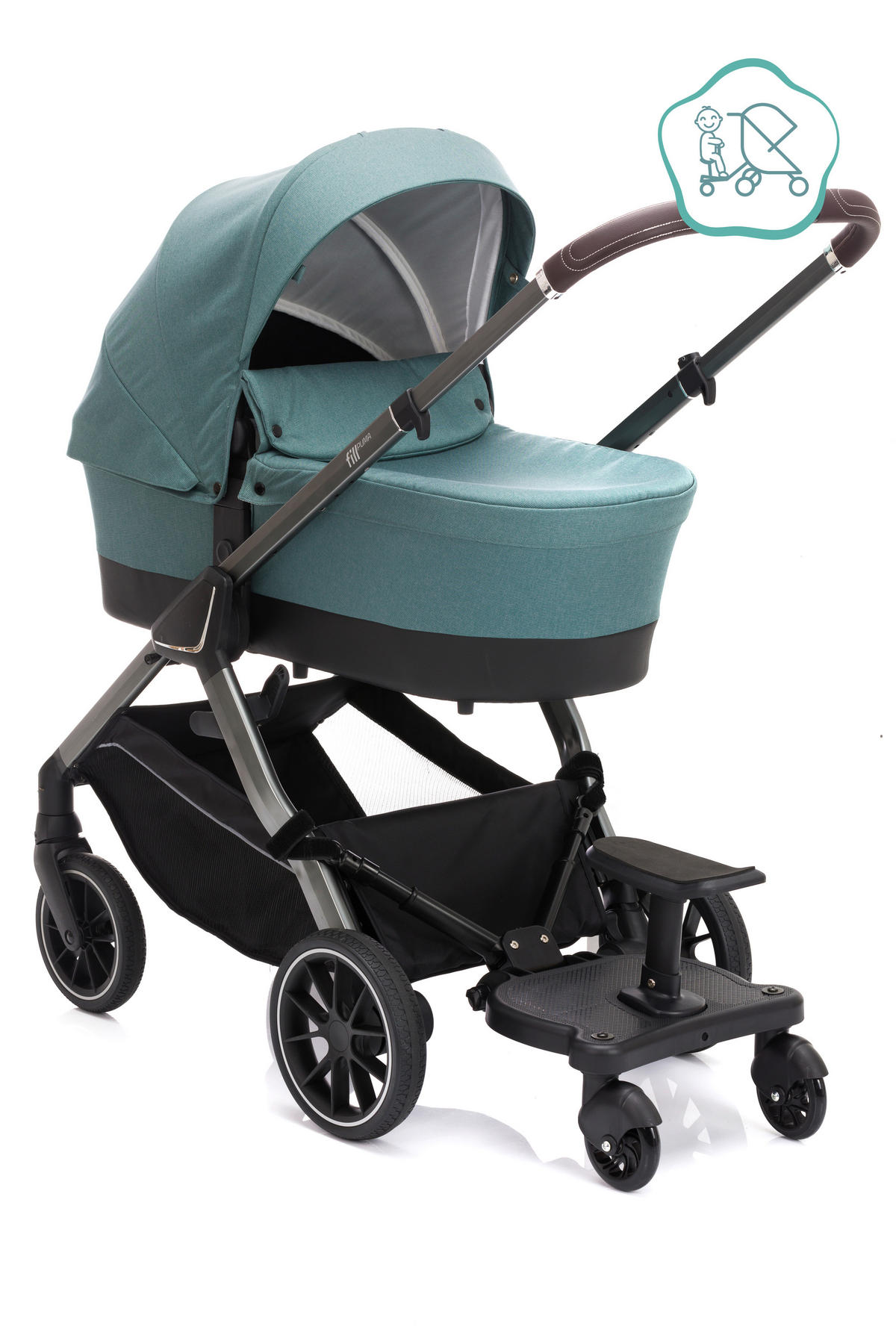 BUGGY BOARD  - Schwarz, Basics, Kunststoff (32/33/32cm) - Jimmylee