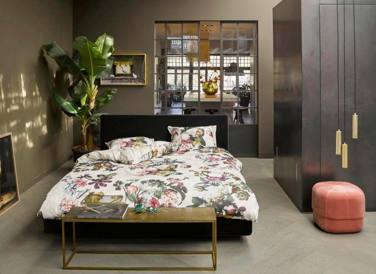 WENDEBETTWÄSCHE FLEUR DUVET COVER Satin 200/200 cm  - Creme, Trend, Textil (200/200cm) - Essenza