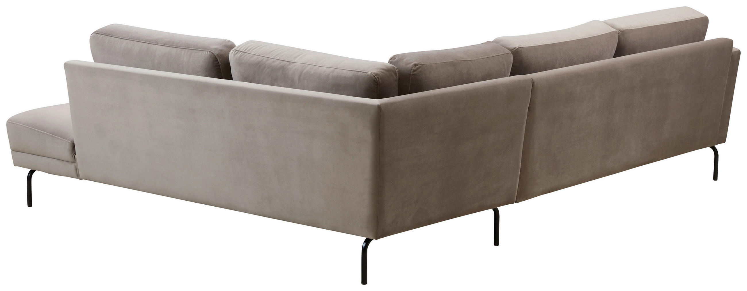 SOFFA i trä, textil beige - beige/svart, Design, metall/trä (260/81/219cm) - Pure Home Comfort