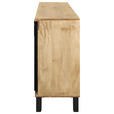 SIDEBOARD 175/90/42 cm  - Graubraun/Schwarz, LIFESTYLE, Glas/Holz (175/90/42cm) - Landscape