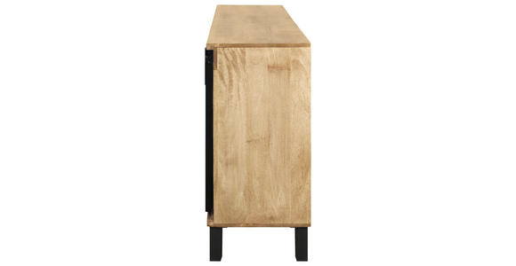 SIDEBOARD 175/90/42 cm  - Graubraun/Schwarz, LIFESTYLE, Glas/Holz (175/90/42cm) - Landscape