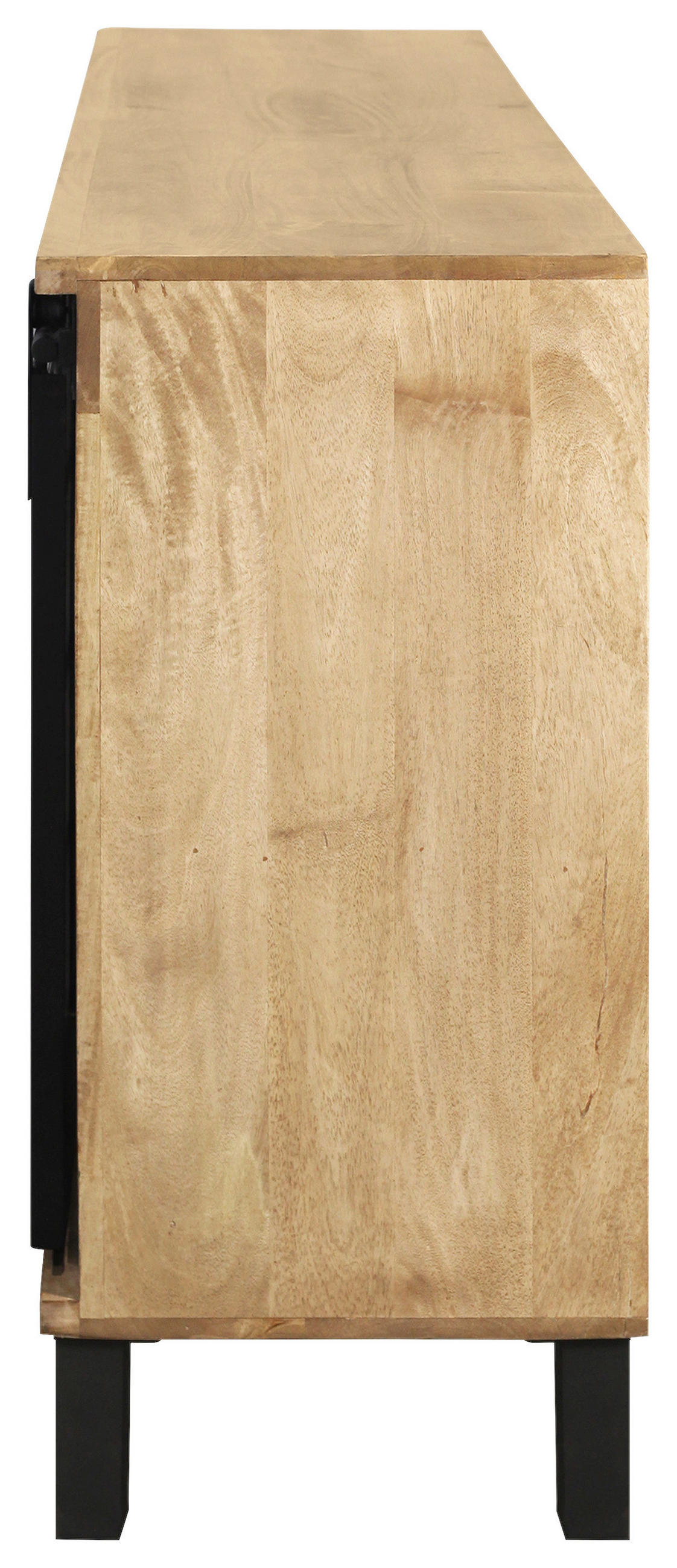 SIDEBOARD 175/90/42 cm  - Graubraun/Schwarz, LIFESTYLE, Glas/Holz (175/90/42cm) - Landscape