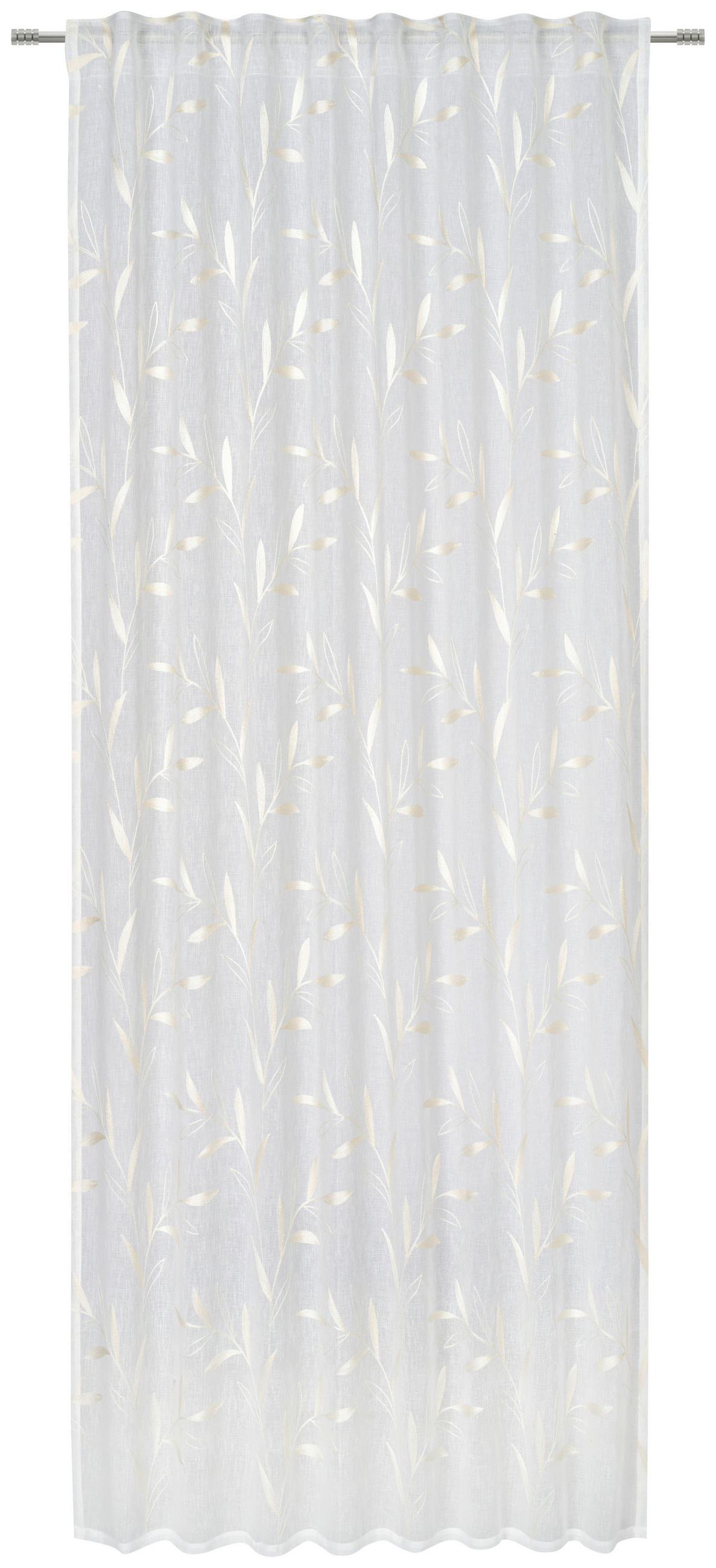 FERTIGVORHANG  transparent   135/245 cm  - Creme, Natur, Textil (135/245cm) - Esposa