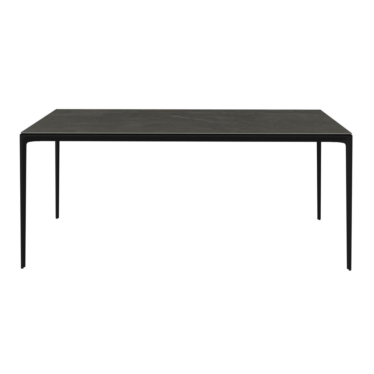 GARTENTISCH 180/90/73,5 cm Metall, Stein rechteckig  - Anthrazit, Design, Stein/Metall (180/90/73,5cm) - Dieter Knoll