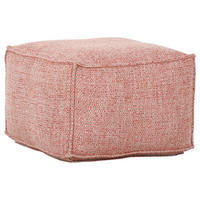 HOCKER in Textil Koralle  - Koralle, Konventionell, Textil (65/45/65cm) - Carryhome