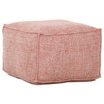 HOCKER in Textil Koralle  - Koralle, KONVENTIONELL, Textil (65/45/65cm) - Carryhome