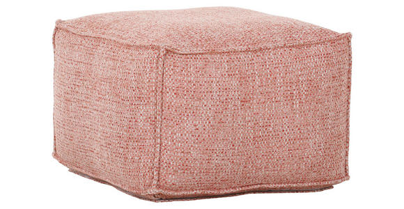 HOCKER Chenille Koralle  - Koralle, KONVENTIONELL, Textil (65/45/65cm) - Carryhome