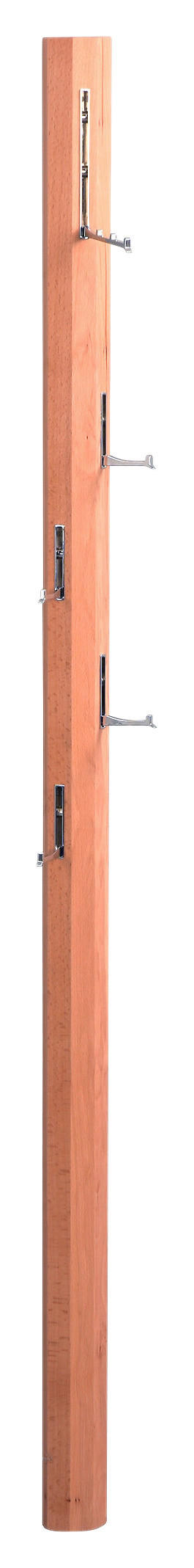 GARDEROBENLEISTE in Kernbuche massiv Buchefarben - Buchefarben, Basics, Holz (8/183/4cm)