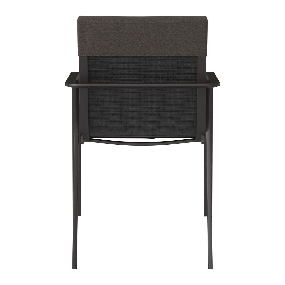 GARTENSTUHL Aluminium Anthrazit, Grau  - Anthrazit/Grau, MODERN, Textil/Metall (58/91/63cm) - Ambia Garden