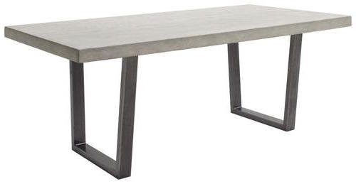 Esstisch in Metall, Holzwerkstoff 200/100/78 cm