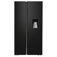 SIDE-BY-SIDE AC178BSWS-18  - svart, Trend, metall/glas (91,1/178/63,6cm) - Respekta