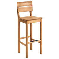 BARHOCKER in Holz Eichefarben  - Eichefarben, KONVENTIONELL, Holz (40/104/43cm) - Cantus
