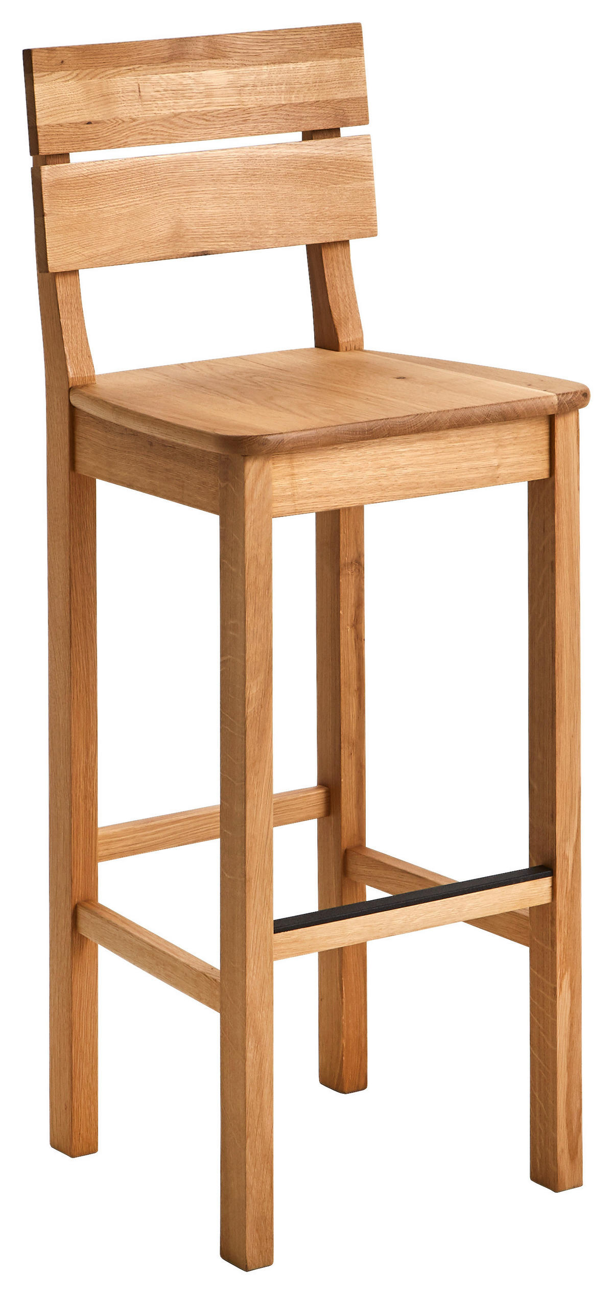 BARHOCKER in Holz Eichefarben  - Eichefarben, KONVENTIONELL, Holz (40/104/43cm) - Cantus