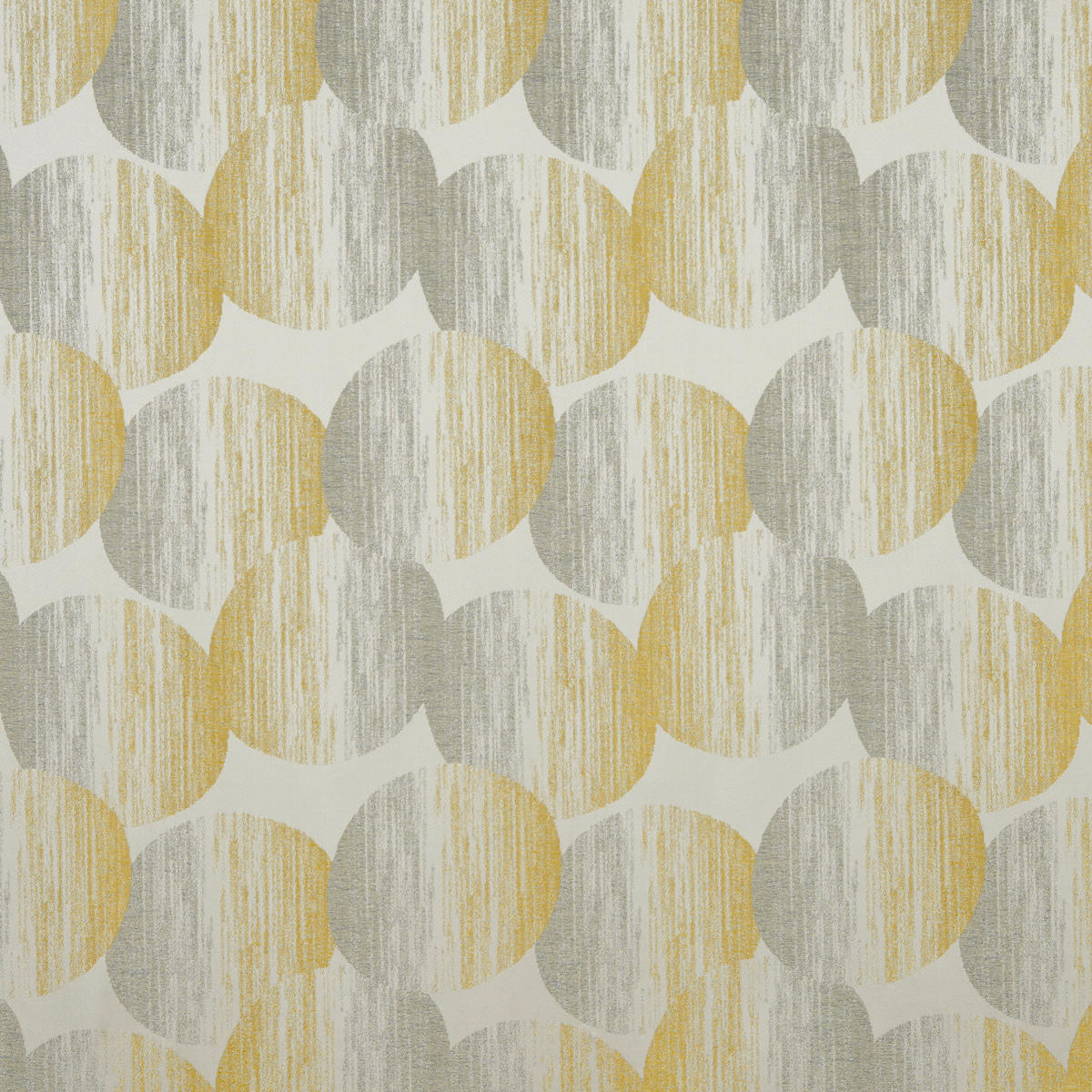 VORHANGSTOFF per lfm blickdicht  - Gelb/Grau, Design, Textil (154cm) - Esposa
