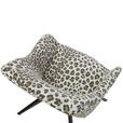 ARMLEHNSTUHL  Sitzfläche 360° drehbar Flachgewebe, Mikrofaser  - Beige/Schwarz, Design, Textil/Metall (60/83/65cm) - Landscape