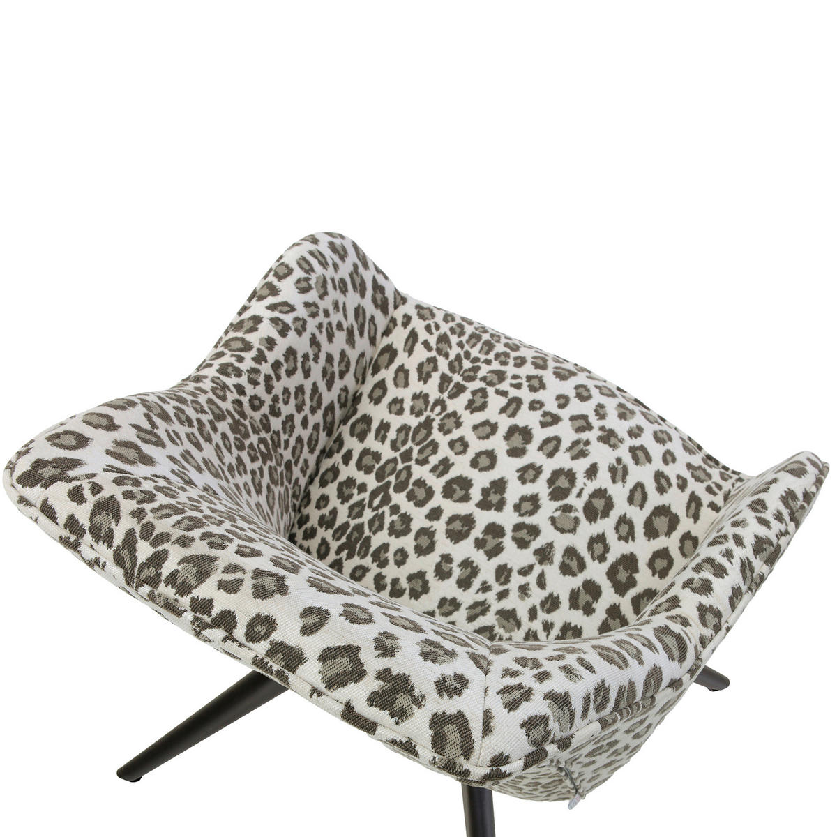 ARMLEHNSTUHL , Sitzfläche 360° drehbar , Flachgewebe, Mikrofaser  - Beige/Schwarz, Design, Textil/Metall (60/83/65cm) - Landscape