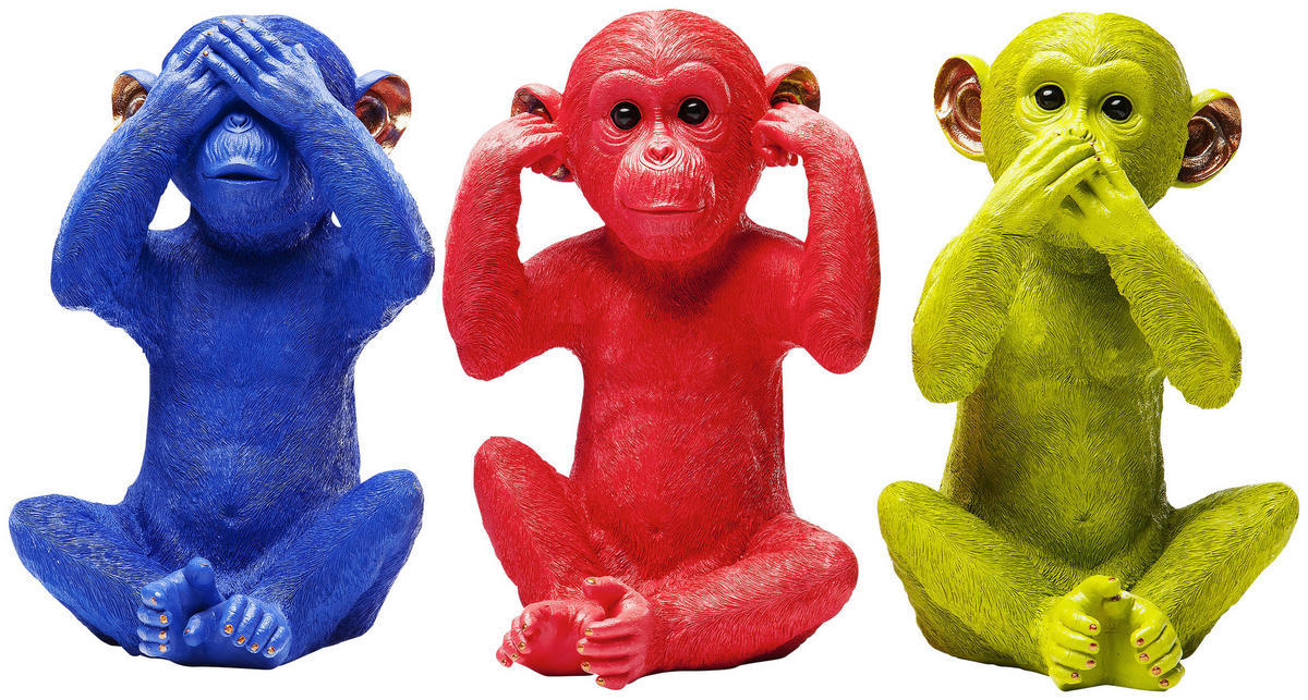 SPARDOSE - Blau/Goldfarben, Trend, Kunststoff (24/35/25cm) - Kare-Design