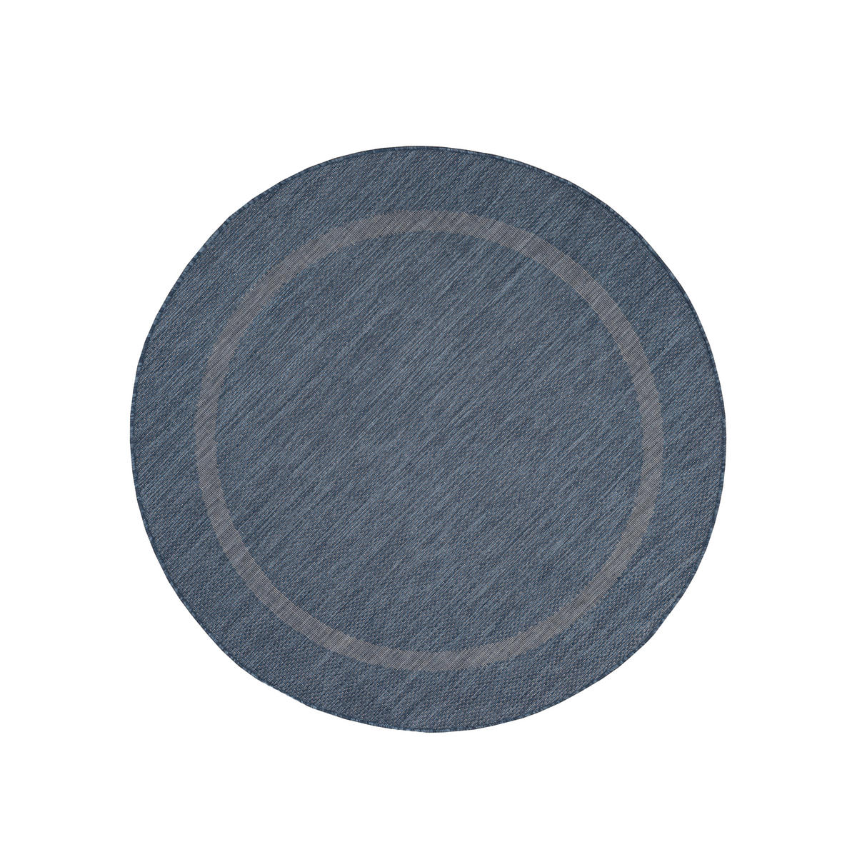 FLACHWEBETEPPICH 120/120 cm Relax Blau  - Blau, Basics, Textil (120/120cm) - Novel