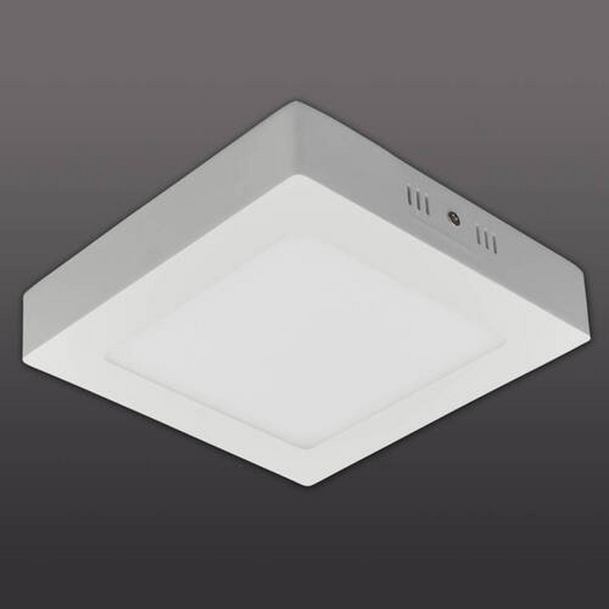 LED-DECKENLEUCHTE 17/17/4 cm   - Weiß, Basics, Kunststoff/Metall (17/17/4cm) - Näve