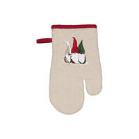 GRYTVANTE mörkröd, beige  - beige/mörkröd, Basics, textil (15/30cm)