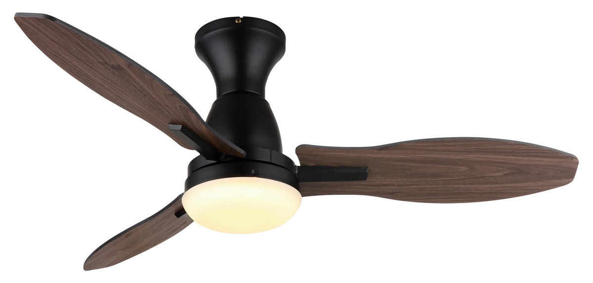 PLAFONSKI VENTILATOR  GALE  - bela/braon, Osnovno, metal/plastika (107/35cm)