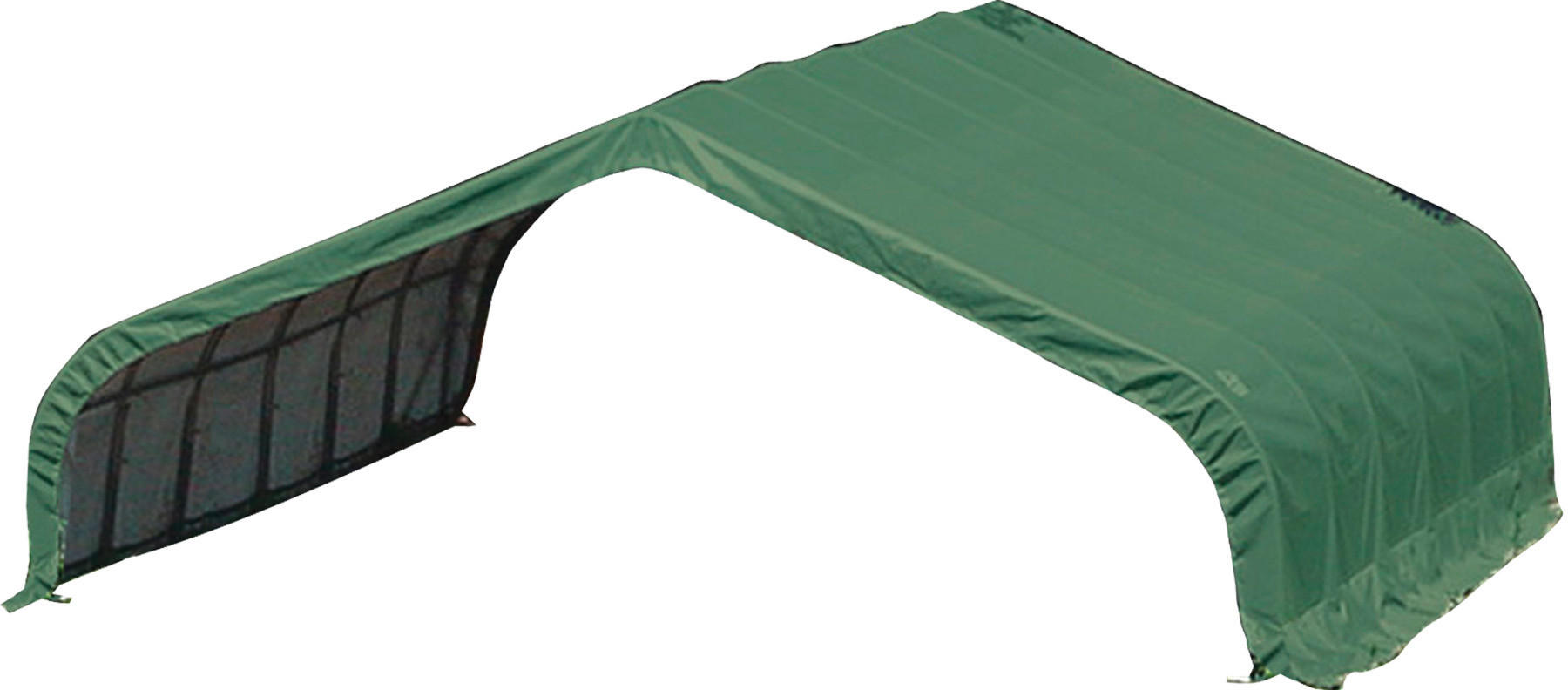 ZELTGARAGE  - Dunkelgrün, Basics, Kunststoff (730/670/380cm) - Ambia Garden