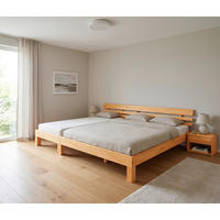 FAMILIENBETT - Buchefarben, MODERN, Holz (270/200cm) - P & B