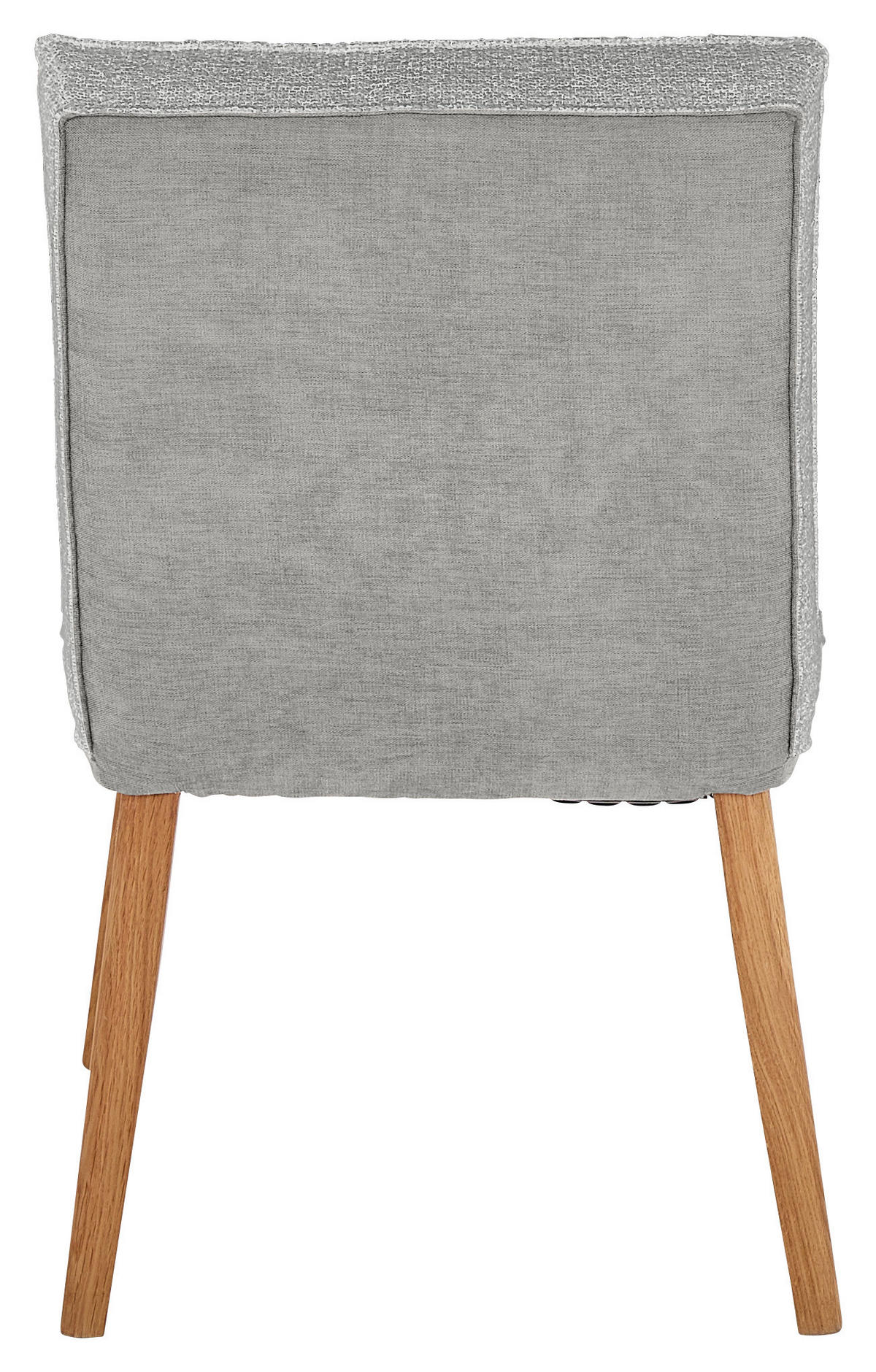 STUHL  in Webstoff, Mikrofaser  - Eichefarben/Grau, Design, Holz/Textil (49/86/67cm) - Linea Natura