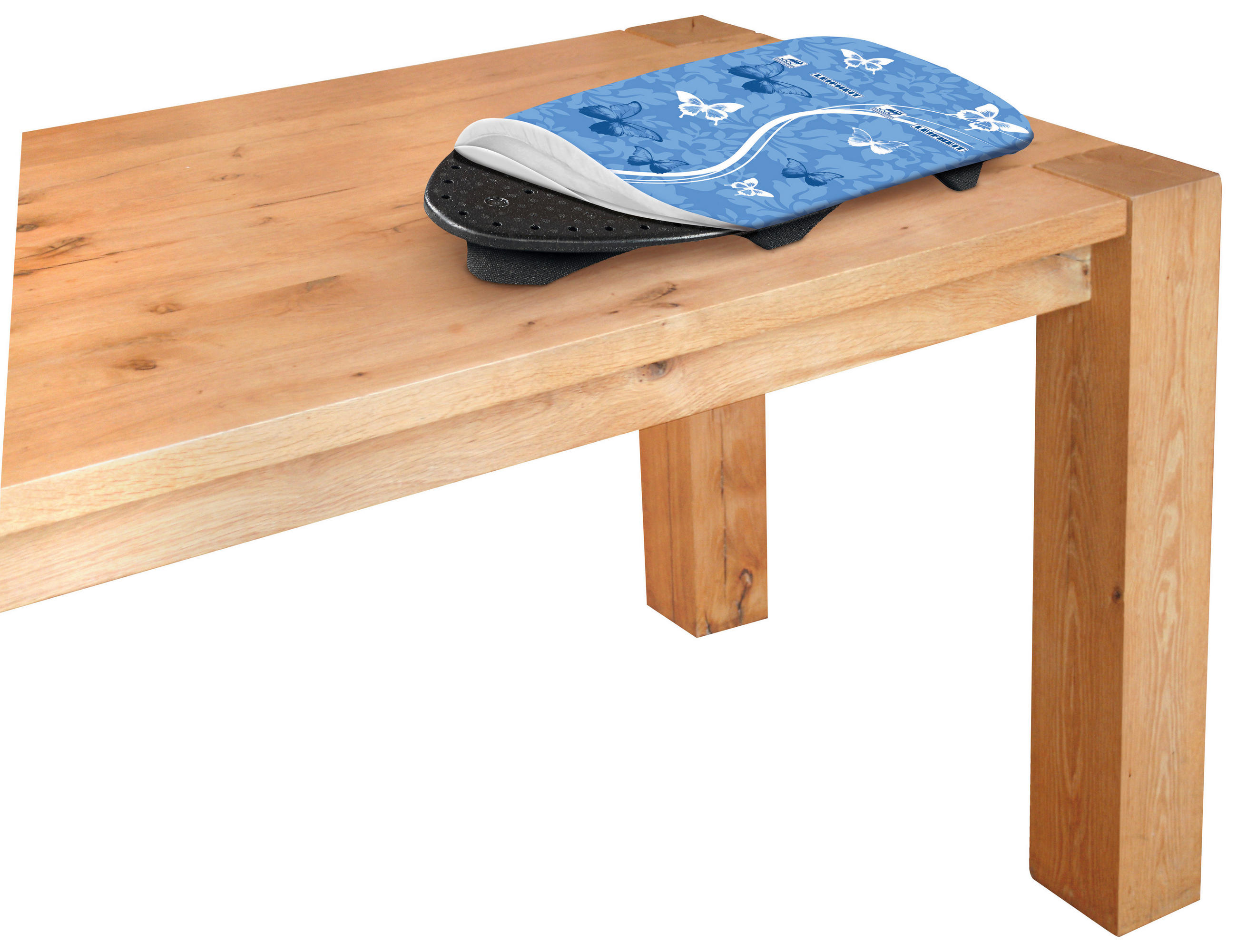 LIKALNA DESKA - modra/bela, Design, tekstil (73/30/7,5cm) - Leifheit