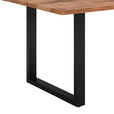 ESSTISCH in Holz, Metall  - Schwarz/Naturfarben, LIFESTYLE, Holz/Metall (160/76/90cm) - Landscape