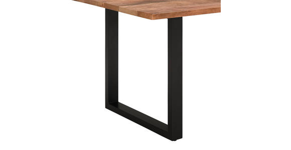 ESSTISCH in Holz, Metall - Schwarz/Naturfarben, LIFESTYLE, Holz/Metall (160/76/90cm) - Landscape